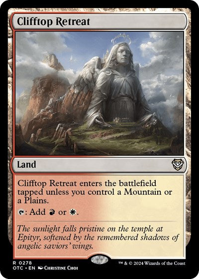 Clifftop Retreat (Commander: Outlaws of Thunder Junction) Light Play