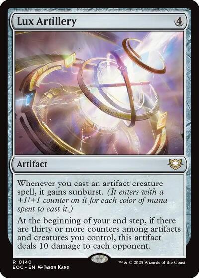 Lux Artillery (Commander: Edge of Eternities) Light Play