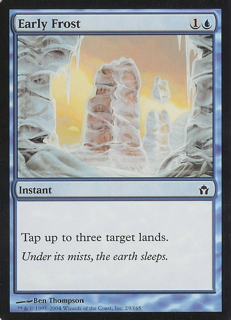 Early Frost (Fifth Dawn) Light Play