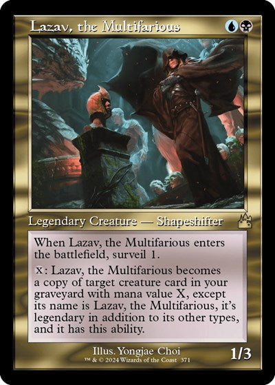 Lazav, the Multifarious (Retro Frame) (Ravnica Remastered) Light Play