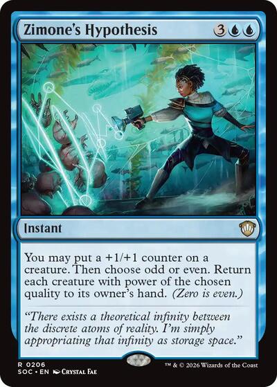 Zimone's Hypothesis (Commander: Secrets of Strixhaven) Light Play