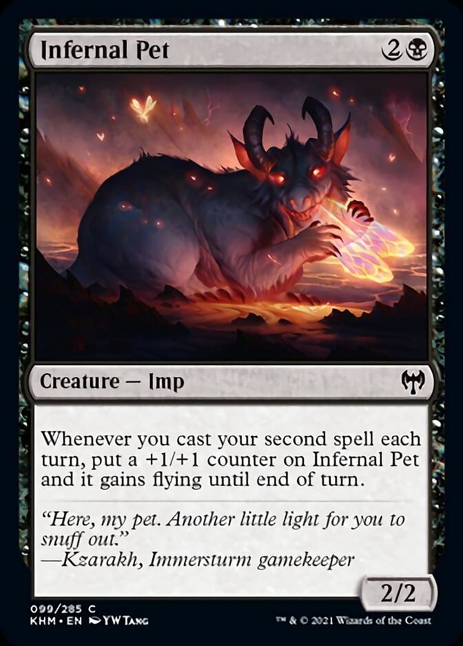 Infernal Pet (Kaldheim) Light Play Foil