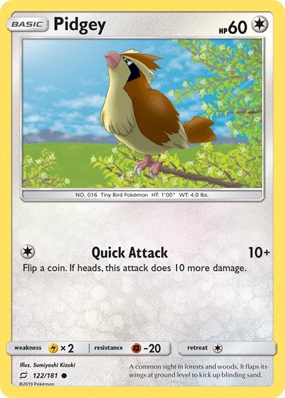 Pidgey (122) (SM - Team Up) Light Play