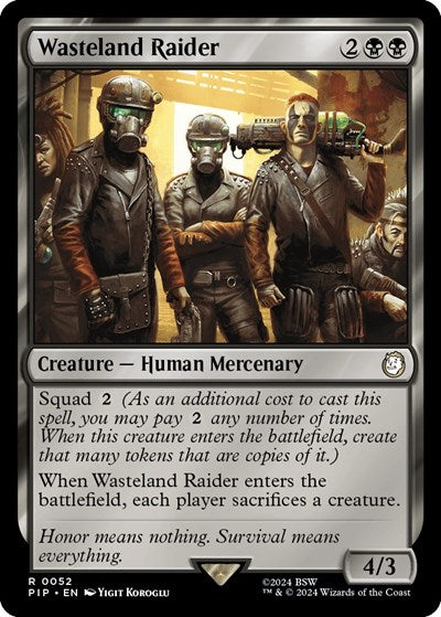 Wasteland Raider (Universes Beyond: Fallout) Light Play