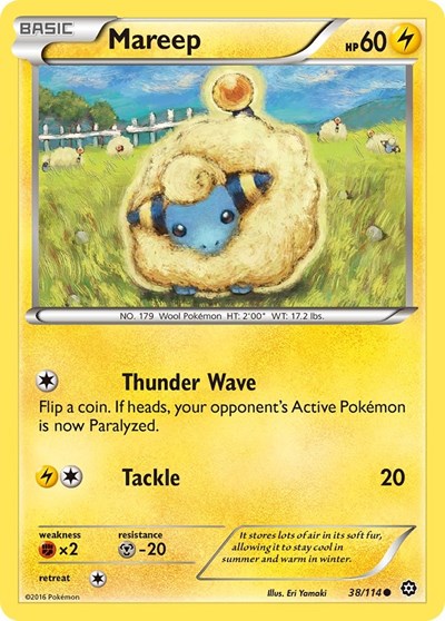 Mareep (XY - Steam Siege) Light Play