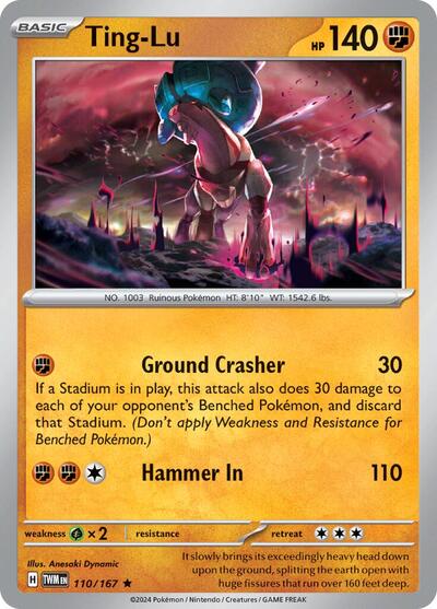 Ting-Lu (SV06: Twilight Masquerade) Light Play Holofoil