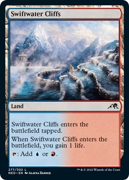 Swiftwater Cliffs (Kamigawa: Neon Dynasty) Light Play