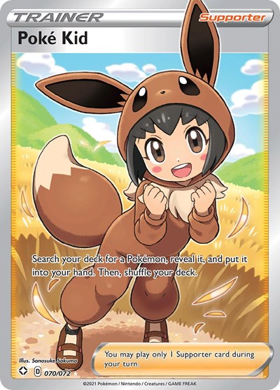 Poke Kid (Full Art) (Shining Fates) Light Play Holofoil