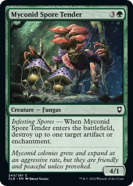 Myconid Spore Tender (Commander Legends: Battle for Baldur's Gate) Light Play