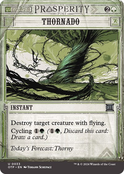 Thornado (Outlaws of Thunder Junction: Breaking News) Light Play Foil