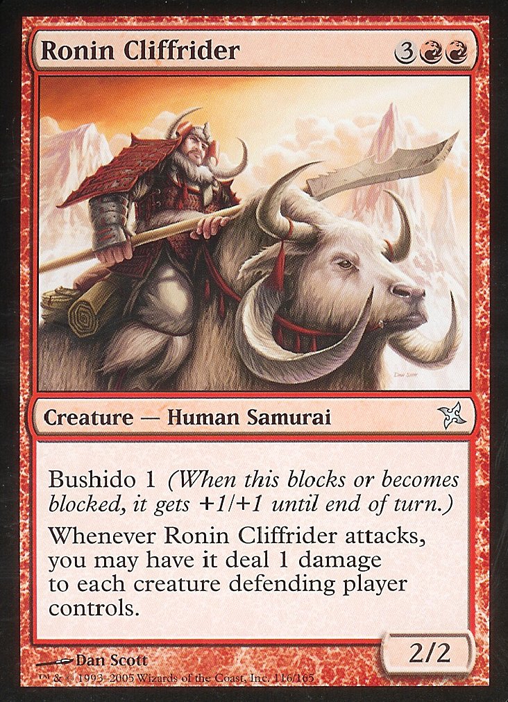 Ronin Cliffrider (Betrayers of Kamigawa) Medium Play