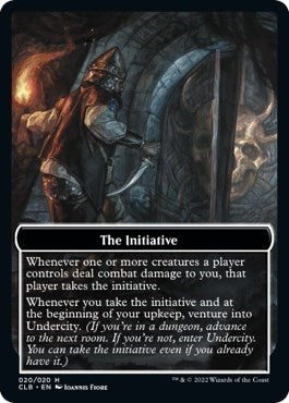 The Initiative / Undercity Double-sided Token (Commander Legends: Battle for Baldur's Gate) Light Play Foil