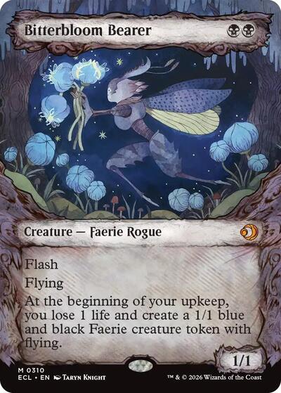 Bitterbloom Bearer (Showcase) (Lorwyn Eclipsed) Near Mint Foil