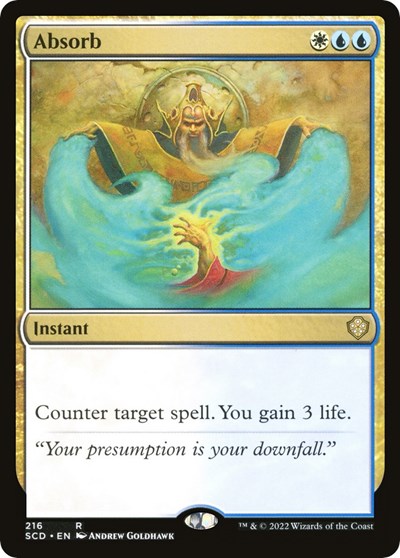 Absorb (Commander 2022 Starter Decks) Light Play