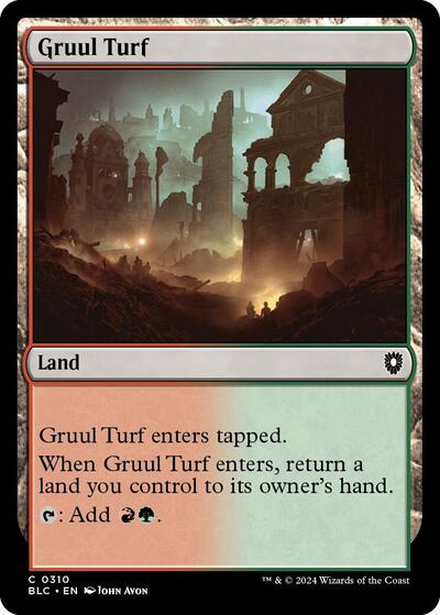 Gruul Turf (Commander: Bloomburrow) Light Play