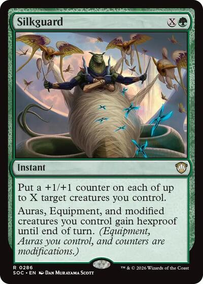 Silkguard (Commander: Secrets of Strixhaven) Light Play