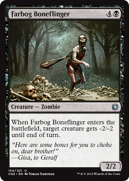 Farbog Boneflinger (Conspiracy: Take the Crown) Light Play