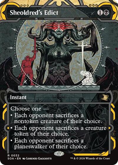 Sheoldred's Edict (Secrets of Strixhaven: Mystical Archive) Light Play