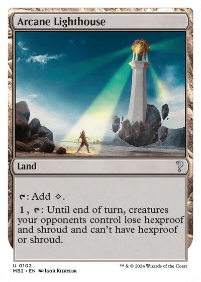 Arcane Lighthouse (White Border) (Mystery Booster 2) Light Play