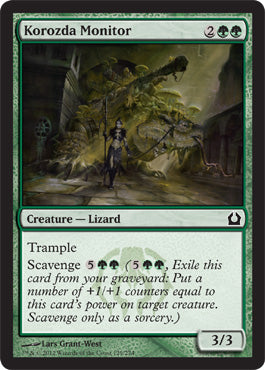Korozda Monitor (Return to Ravnica) Light Play Foil