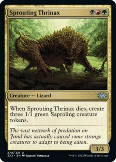 Sprouting Thrinax (Double Masters 2022) Light Play