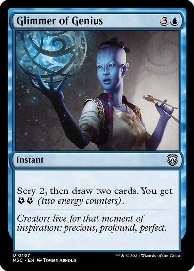 Glimmer of Genius (Commander: Modern Horizons 3) Medium Play