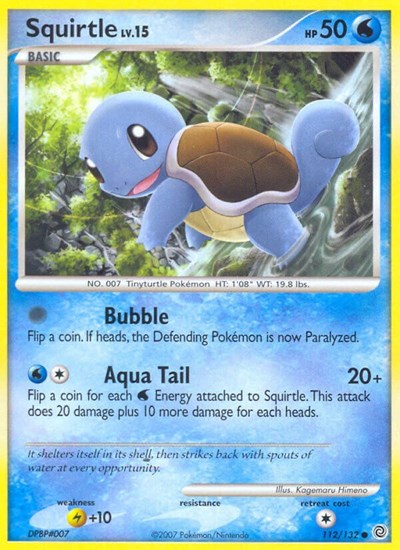 Squirtle (Secret Wonders) Medium Play