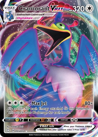 Cramorant VMAX (Shining Fates) Light Play Holofoil