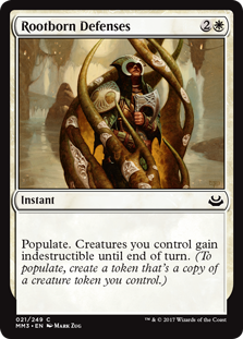 Rootborn Defenses (Modern Masters 2017) Light Play