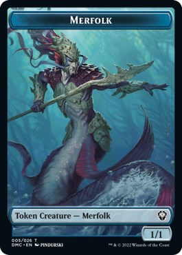 Merfolk Token (Dominaria United) Light Play
