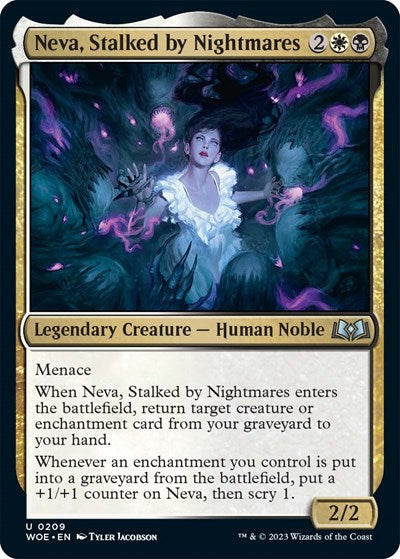 Neva, Stalked by Nightmares (Wilds of Eldraine) Light Play