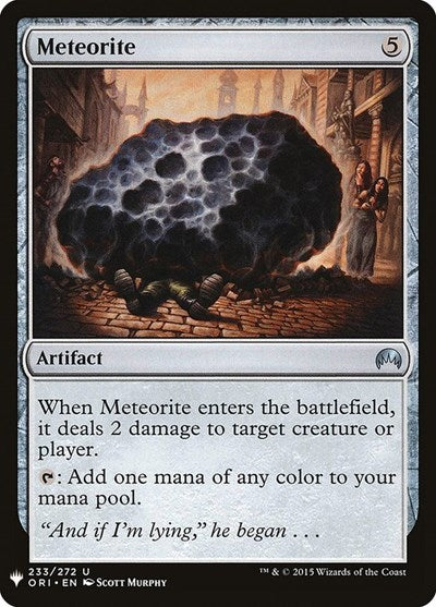 Meteorite (Mystery Booster) Light Play