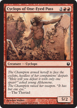 Cyclops of One-Eyed Pass (Born of the Gods) Light Play
