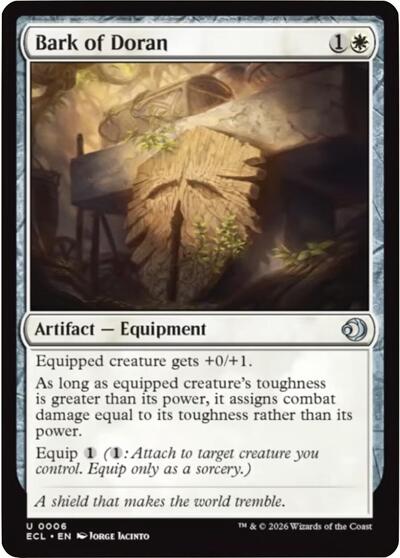 Bark of Doran (Lorwyn Eclipsed) Light Play Foil