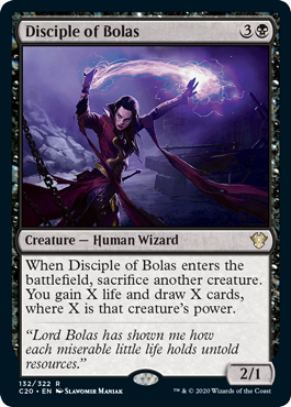 Disciple of Bolas (Commander 2020 Ikoria) Light Play