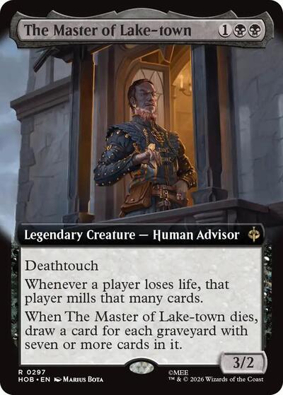 The Master of Lake-town (Extended Art) (The Hobbit) Light Play Foil