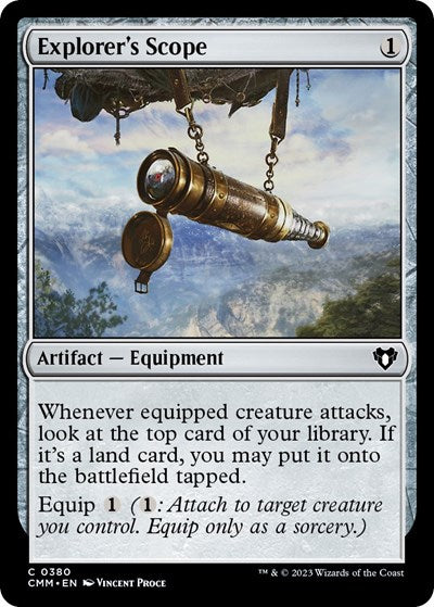 Explorer's Scope (Commander Masters) Light Play