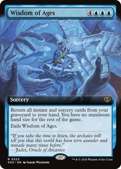 Wisdom of Ages (Extended Art) (Secrets of Strixhaven) Light Play Foil