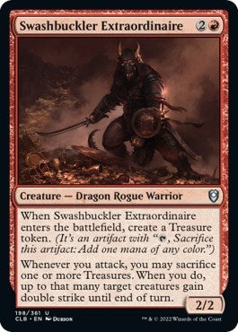 Swashbuckler Extraordinaire (Commander Legends: Battle for Baldur's Gate) Light Play