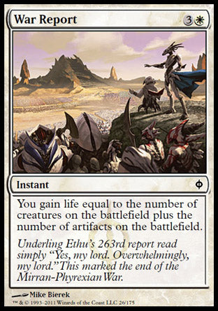 War Report (New Phyrexia) Medium Play