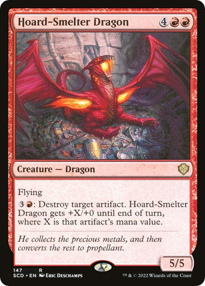 Hoard-Smelter Dragon (Commander 2022 Starter Decks) Light Play