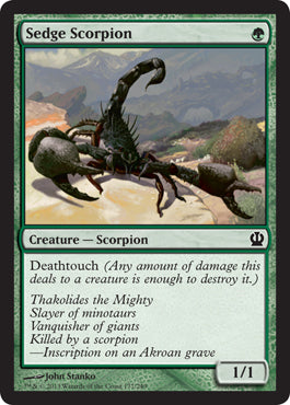 Sedge Scorpion (Theros) Light Play Foil