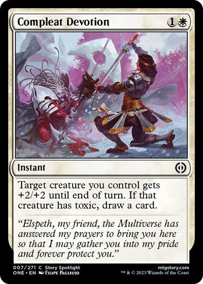 Compleat Devotion (Phyrexia: All Will Be One) Light Play