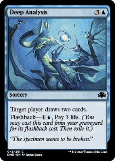 Deep Analysis (Dominaria Remastered) Light Play