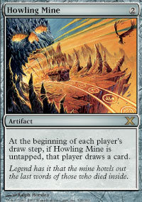 Howling Mine (10th Edition) Light Play
