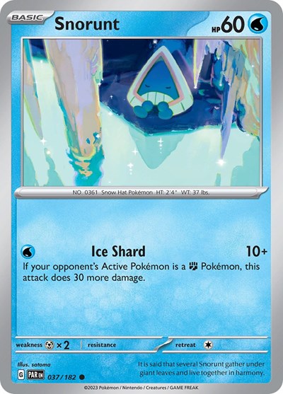 Snorunt - 037 (Scarlet and Violet: Paradox Rift) Light Play