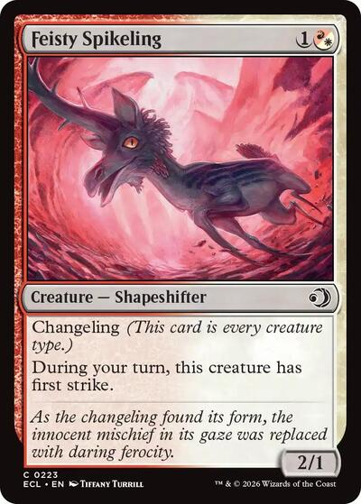 Feisty Spikeling (Lorwyn Eclipsed) Light Play