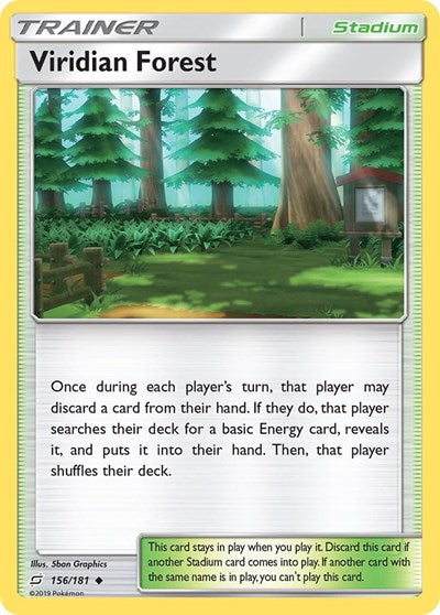 Viridian Forest (SM - Team Up) Light Play