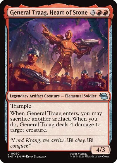 General Traag, Heart of Stone (Teenage Mutant Ninja Turtles) Light Play