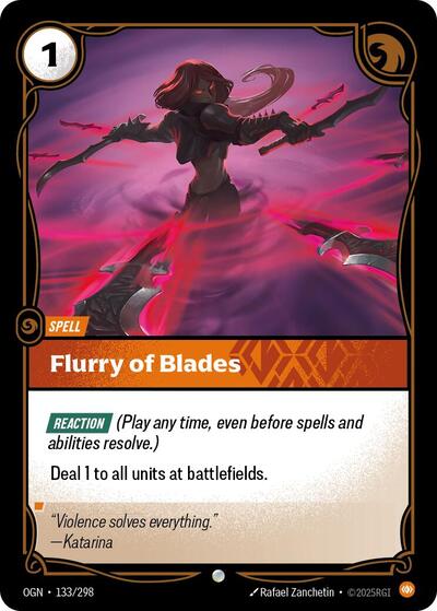 Flurry of Blades (Origins) Light Play